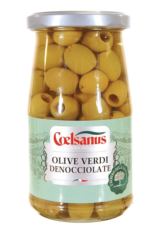 Olives vertes dénoyautées 